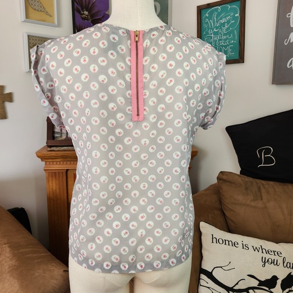 Modbe Semi Sheer Top Size S - Picture 2 of 4